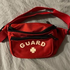 Lifeguard red fanny pack